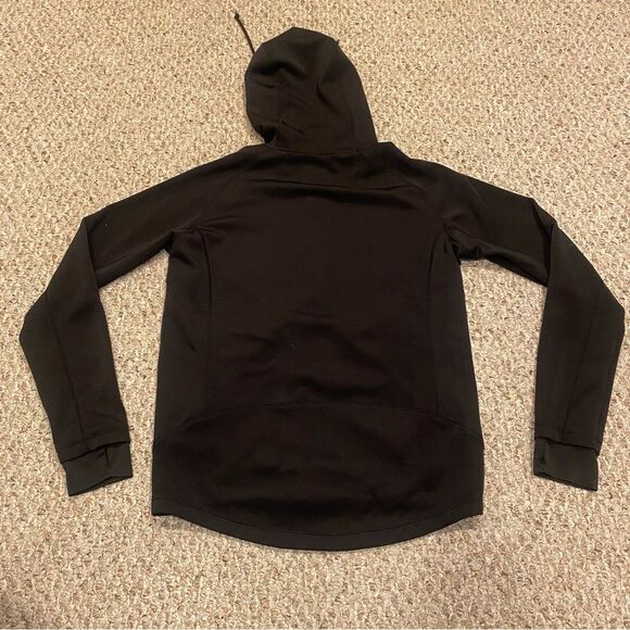 Tesla TSLA Full Zip Up Hoodie Performance Lightweight Workout Running Track Sm - Picture 4 of 6